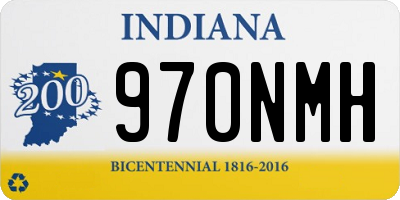 IN license plate 970NMH