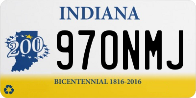 IN license plate 970NMJ