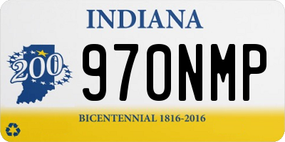 IN license plate 970NMP