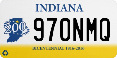 IN license plate 970NMQ