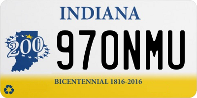 IN license plate 970NMU