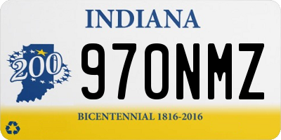 IN license plate 970NMZ