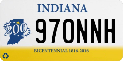 IN license plate 970NNH