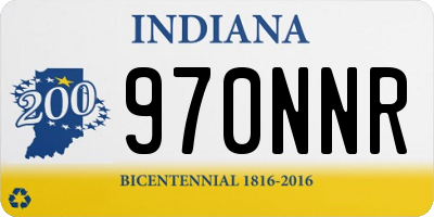 IN license plate 970NNR