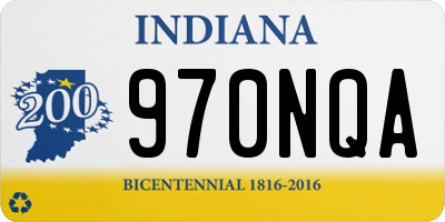 IN license plate 970NQA