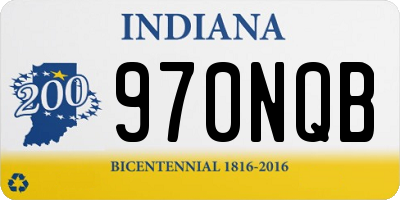 IN license plate 970NQB