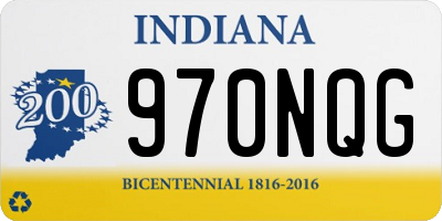 IN license plate 970NQG