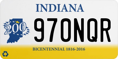 IN license plate 970NQR