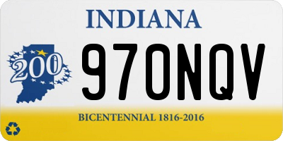 IN license plate 970NQV