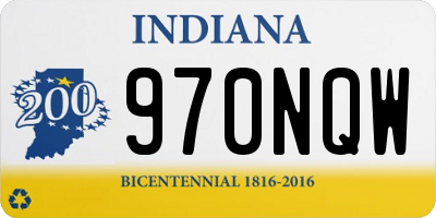 IN license plate 970NQW
