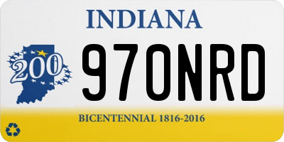 IN license plate 970NRD