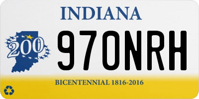 IN license plate 970NRH