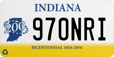 IN license plate 970NRI