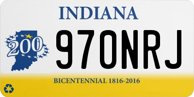 IN license plate 970NRJ