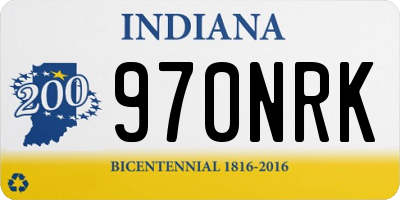 IN license plate 970NRK