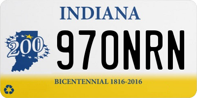 IN license plate 970NRN