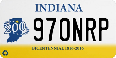 IN license plate 970NRP