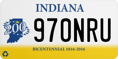 IN license plate 970NRU