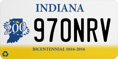 IN license plate 970NRV