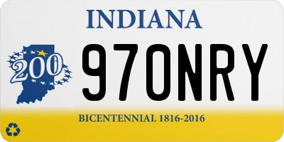 IN license plate 970NRY