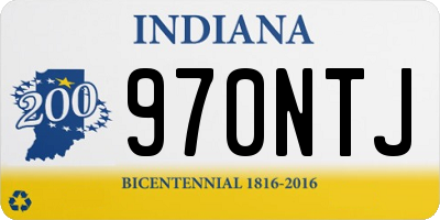 IN license plate 970NTJ