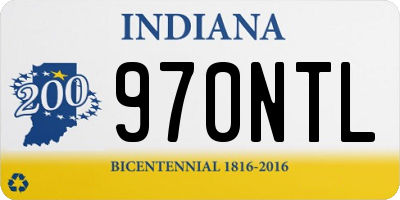 IN license plate 970NTL
