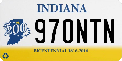 IN license plate 970NTN