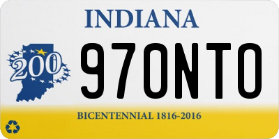 IN license plate 970NTO