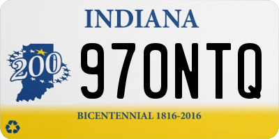 IN license plate 970NTQ