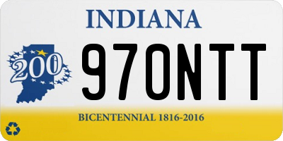 IN license plate 970NTT