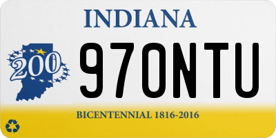 IN license plate 970NTU