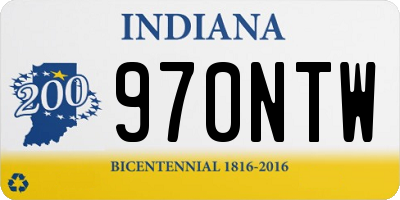 IN license plate 970NTW