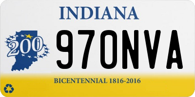 IN license plate 970NVA