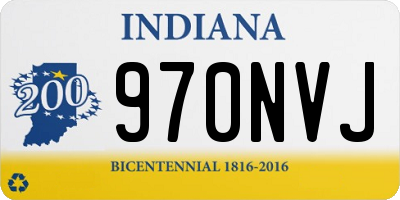 IN license plate 970NVJ