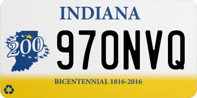 IN license plate 970NVQ