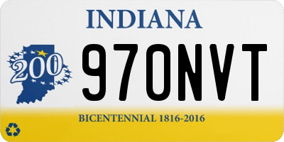 IN license plate 970NVT