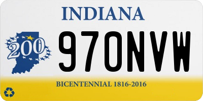 IN license plate 970NVW