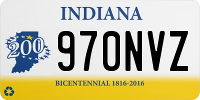 IN license plate 970NVZ
