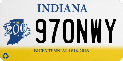 IN license plate 970NWY