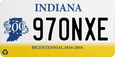 IN license plate 970NXE