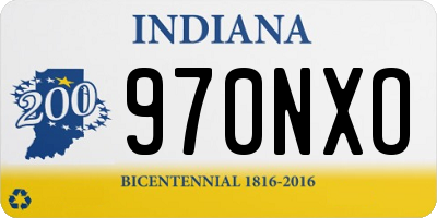 IN license plate 970NXO