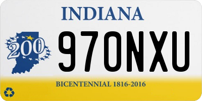 IN license plate 970NXU