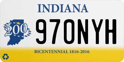 IN license plate 970NYH