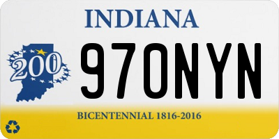 IN license plate 970NYN
