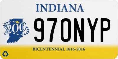 IN license plate 970NYP