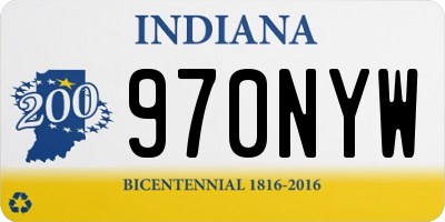 IN license plate 970NYW