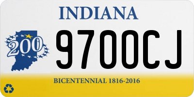 IN license plate 970OCJ
