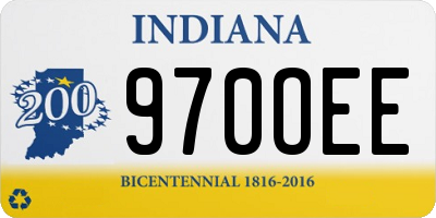 IN license plate 970OEE