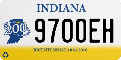 IN license plate 970OEH