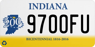 IN license plate 970OFU